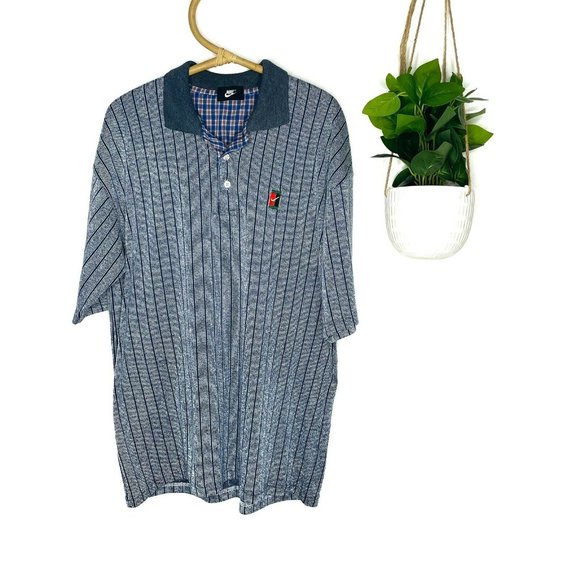 Nike Other - Nike Blue White Polo Top Size XL